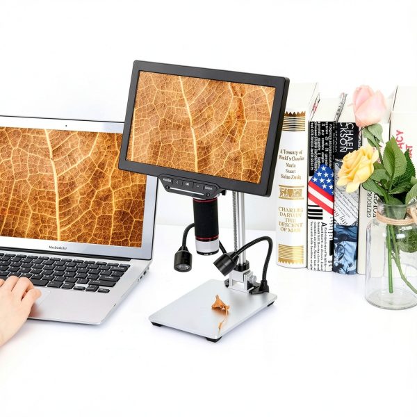 Koolertron Microscope Stand Metal Holder Adjustable Lab-5