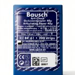 Bausch Articulating Paper Micro-Thin Pre-Cut Strips Blue-0
