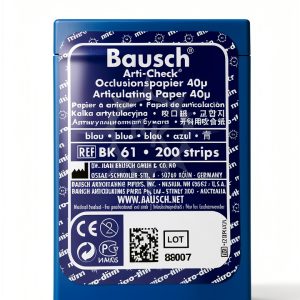 Bausch Articulating Paper Micro-Thin Pre-Cut Strips Blue-0