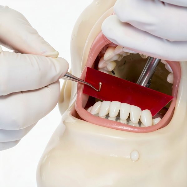 LJZP Dental Articulating Paper 600 Pieces Bite Mark Tool-4