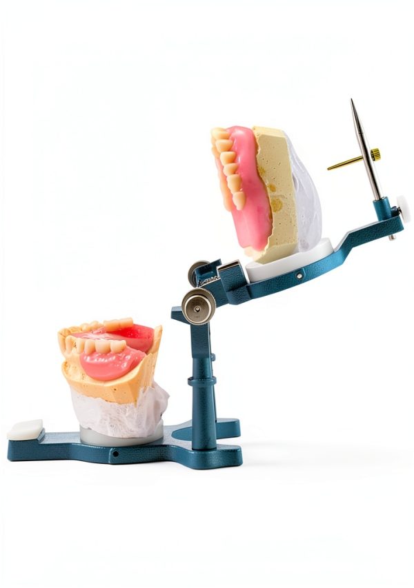 QWORK Dental Magnetic Articulator Aluminum Alloy Dentist-1