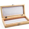 Oumefar Microscope Slide Box Wooden Storage Lab Specimen-0