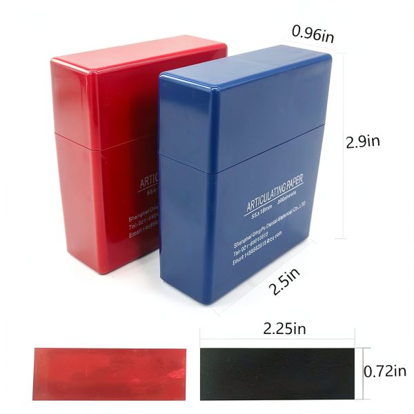 LJZP Dental Articulating Paper 600 Pieces Bite Mark Tool-5