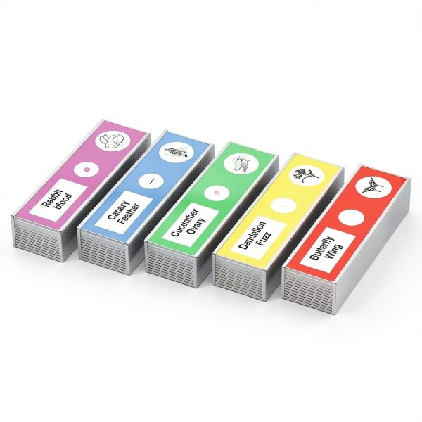 Cainda Prepared Microscope Slides Plastic Safe for Kids-1