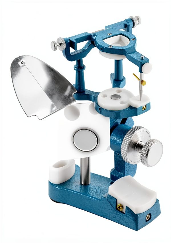 QWORK Dental Magnetic Articulator Aluminum Alloy Dentist-3