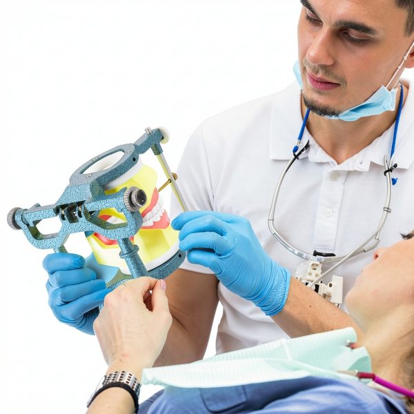 A-H Dental Magnetic Articulator Aluminum Alloy Lab Tool-3