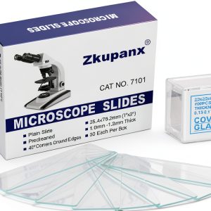 Zkupanx Microscope Slides High Clarity Lab Grade Glass-0
