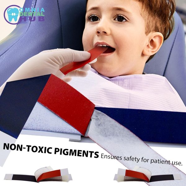 Omnia One Dental Articulating Paper Thick Red Blue Dual-3