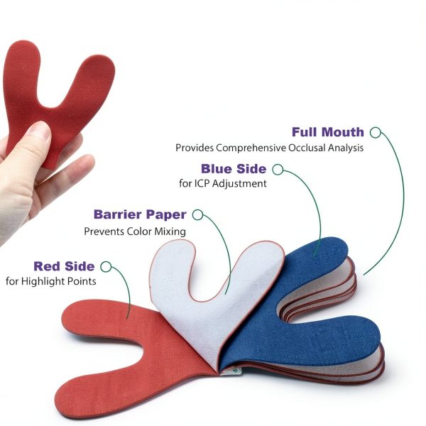 Omnia One Dental Articulating Paper Dual Color Thick-2