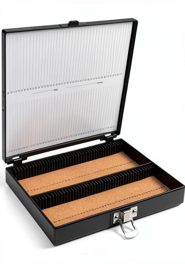 Heathrow Scientific Microscope Slide Holder Storage Box-0