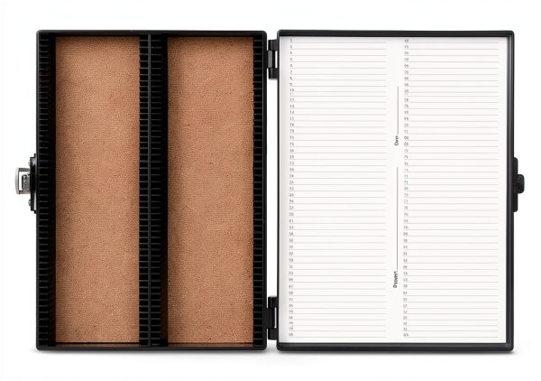Heathrow Scientific Microscope Slide Holder Storage Box-2