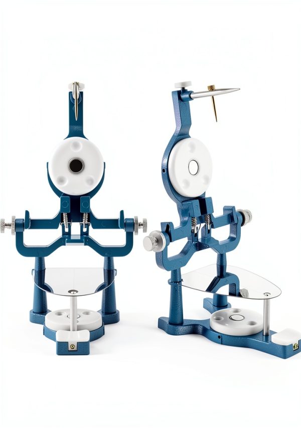 QWORK Dental Magnetic Articulator Aluminum Alloy Dentist-2