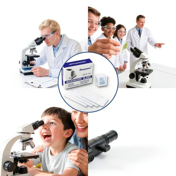 Zkupanx Microscope Slides High Clarity Lab Grade Glass-5