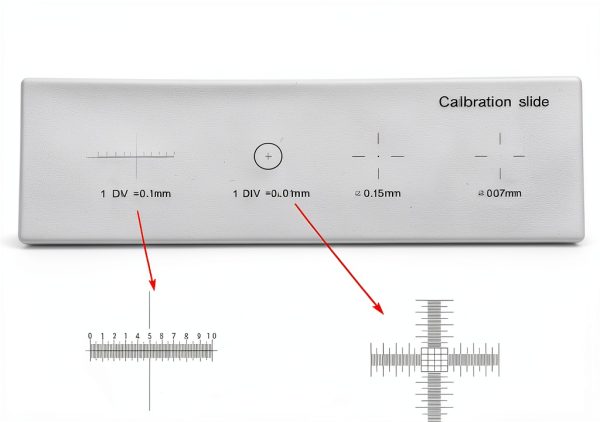 MUHWA Microscope Calibration Slide Optical Glass Lab Tool-1