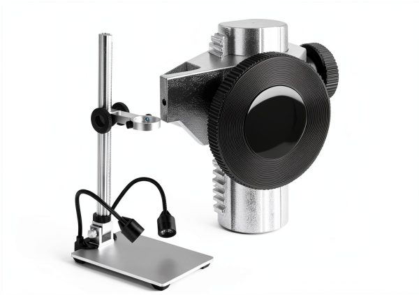 Koolertron Microscope Stand Metal Holder Adjustable Lab-2