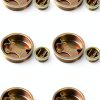 Alloy Steel Drum Bung Plug QWORK 12 Pack Durable-0