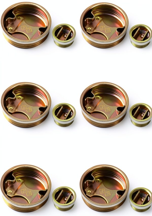 Alloy Steel Drum Bung Plug QWORK 12 Pack Durable-0