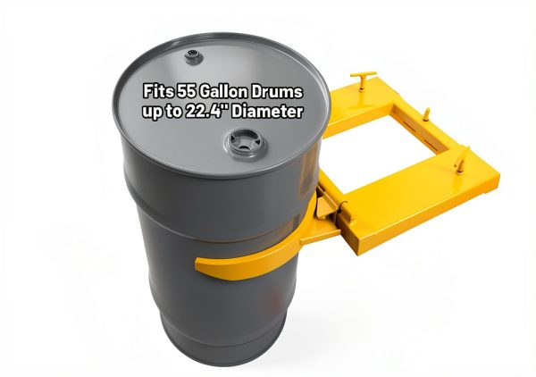 Single Drum Grab HPDMC BYTJDGS55DY 1500 lb Capacity Folding Arm-1