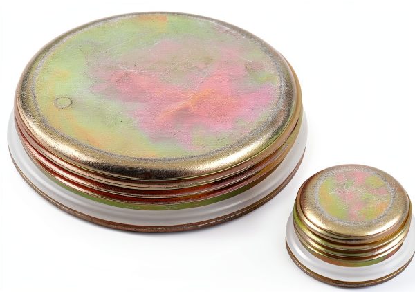 QWORK Steel Drum Bung Plug Set 6 Pack 3/4" & 2" Chrome Plated-2