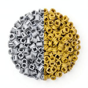 SEEMEY Technic Bush 100g Half Bushing Cross Connector Random Color-0