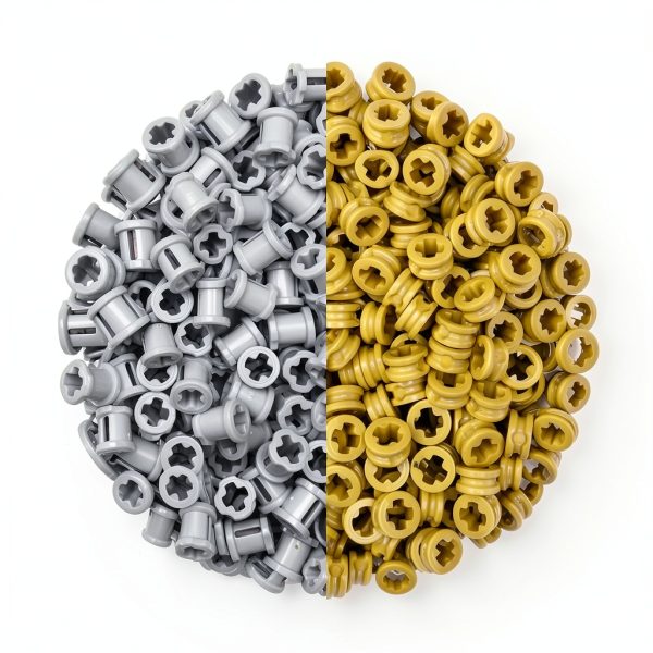 SEEMEY Technic Bush 100g Half Bushing Cross Connector Random Color-0
