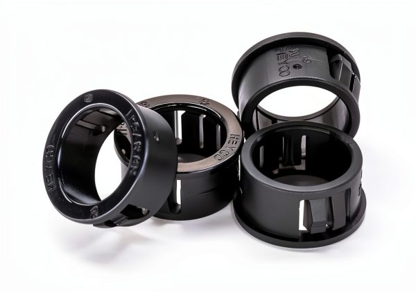 HEYCO Snap Bushing 2126 Black 7/8" Hole UL Recognized (100 pcs)-0